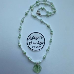 Green Leaf Necklace
